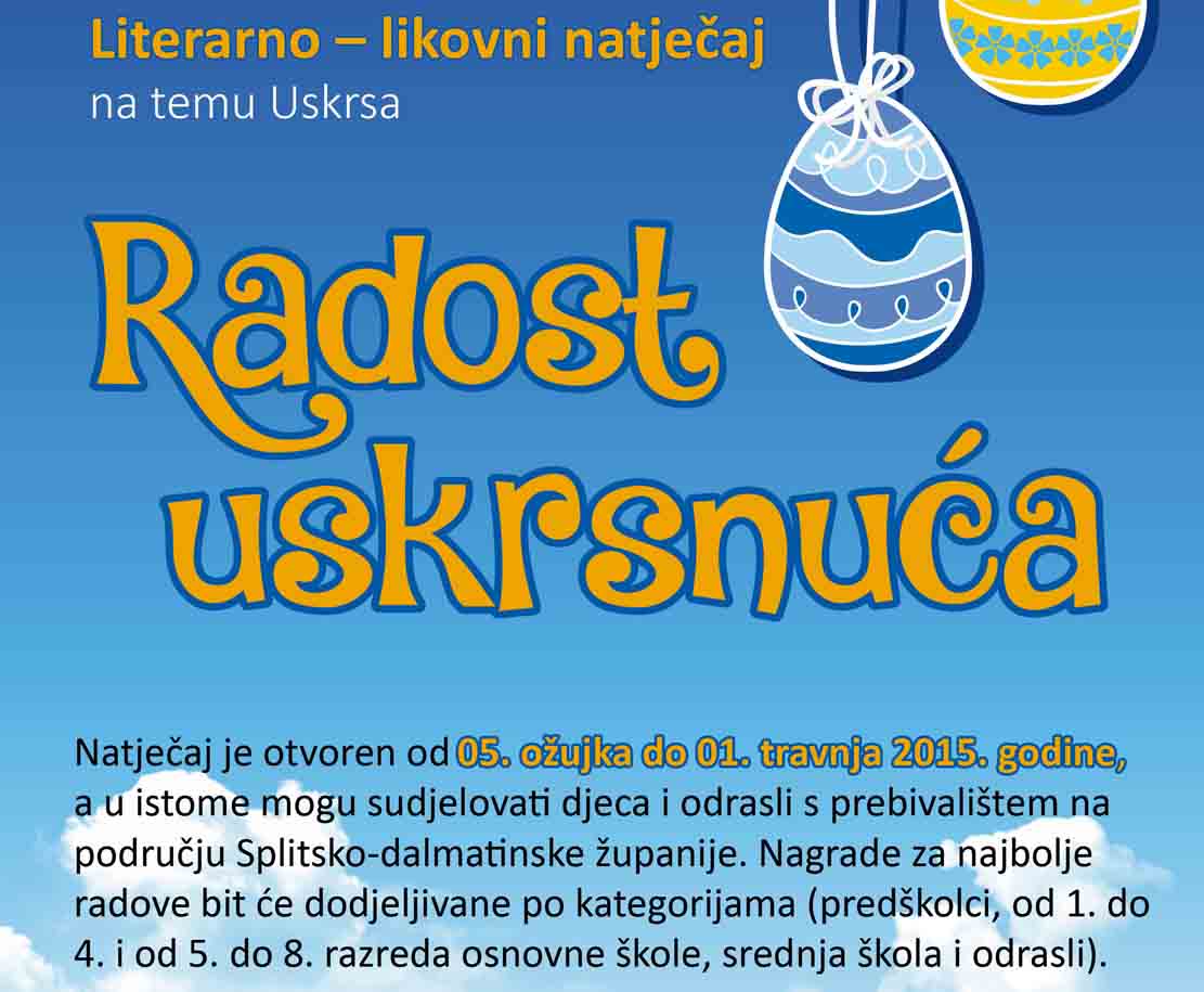 Plakat Radost uskrsnuća 2015